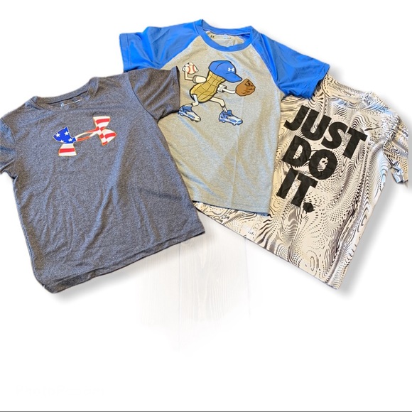 Under Armour Other - Bundle of 3: 1 Nike & 2 Under Armour Sz. 5/6 & 7